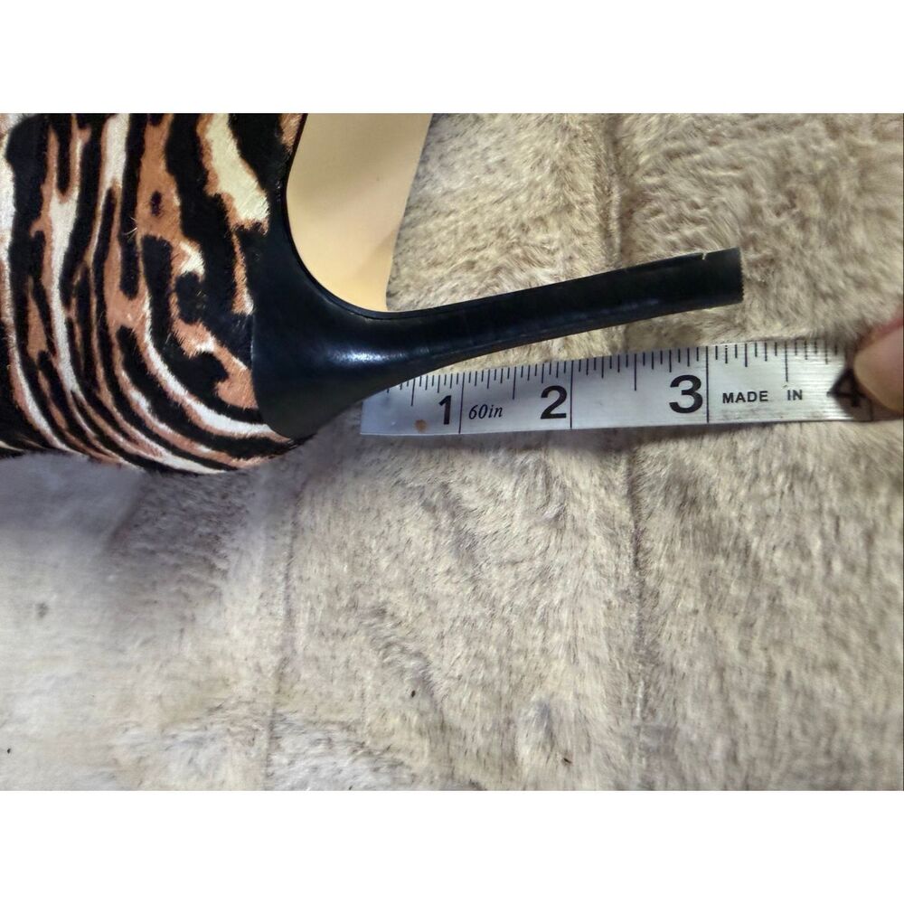 Nine West Fhayla Pointy Toe/Animal print/Heeled Ankle Boots Sz 11 NWOT - Picture 8 of 8